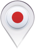 Flag Pointer Icon Japan