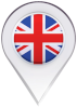 Flag Pointer Icon UK